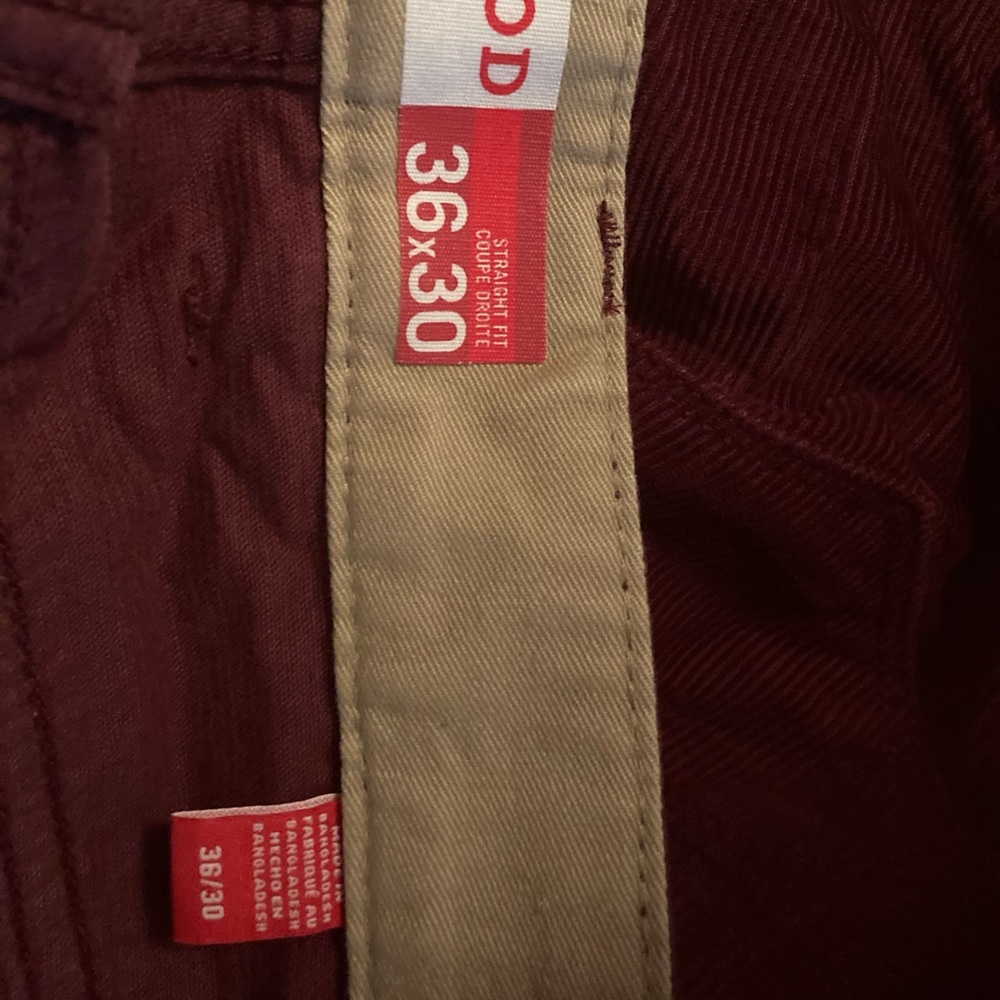 Burgundy Cuduroy